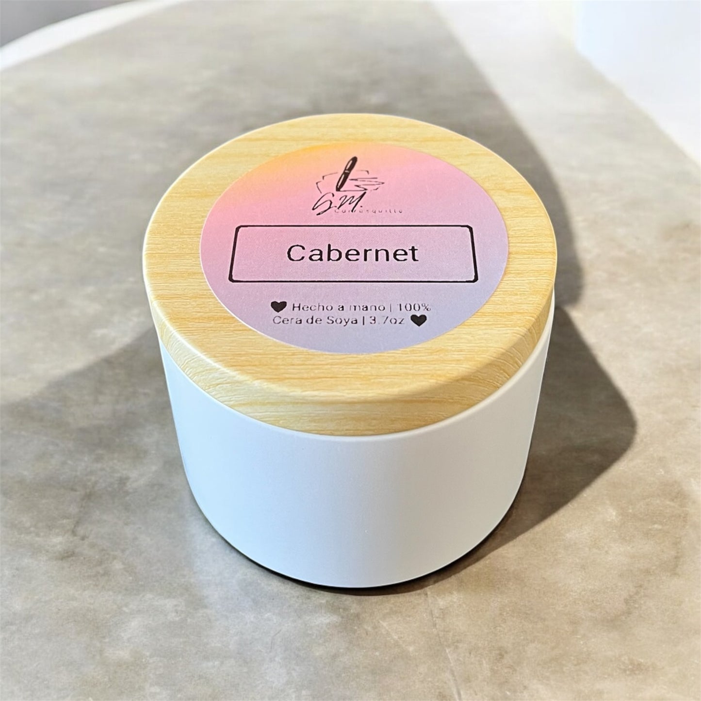 Cabernet - Vela Aromática Artesanal - 3.7 oz