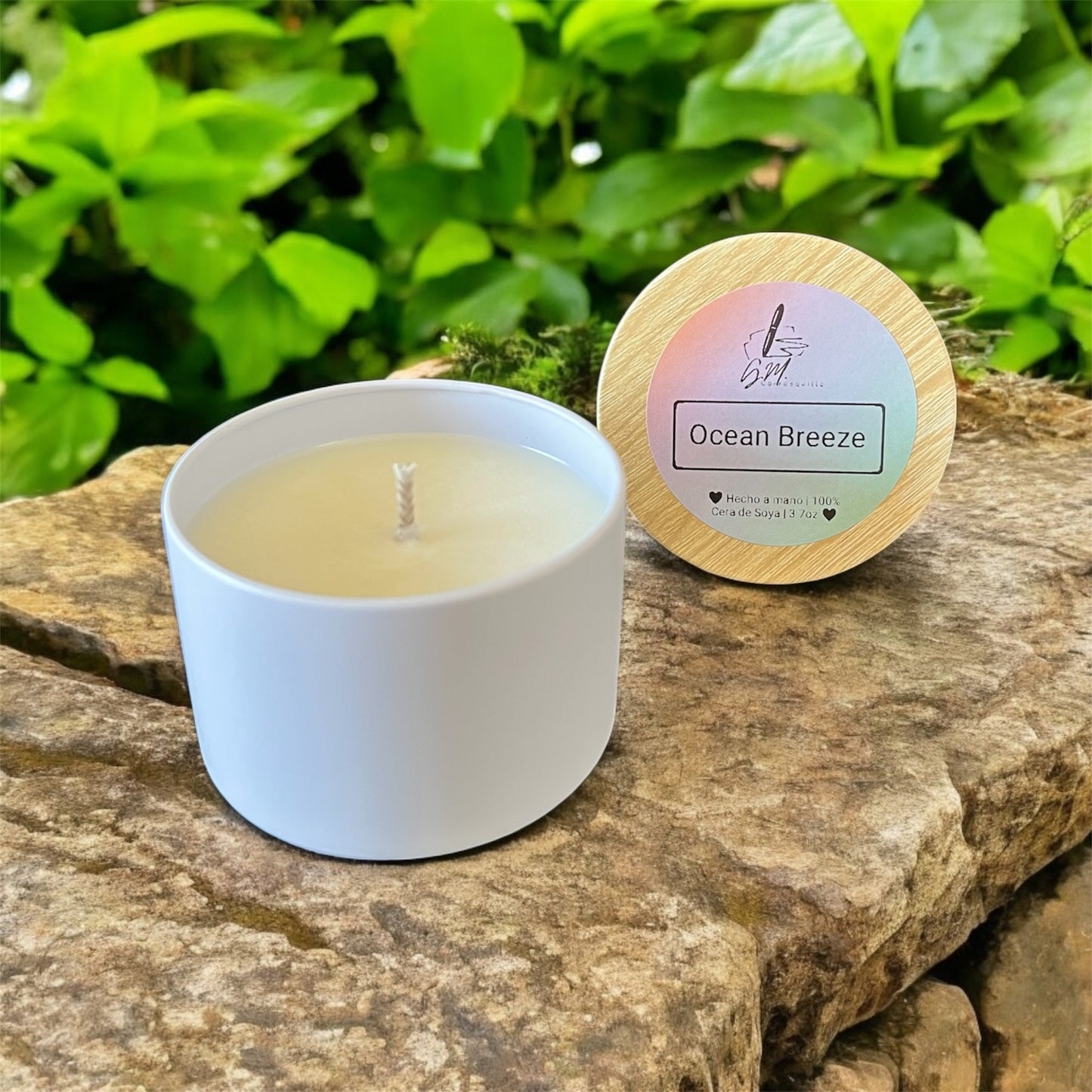 Ocean Breeze - Vela Aromática Artesanal - 3.7 oz
