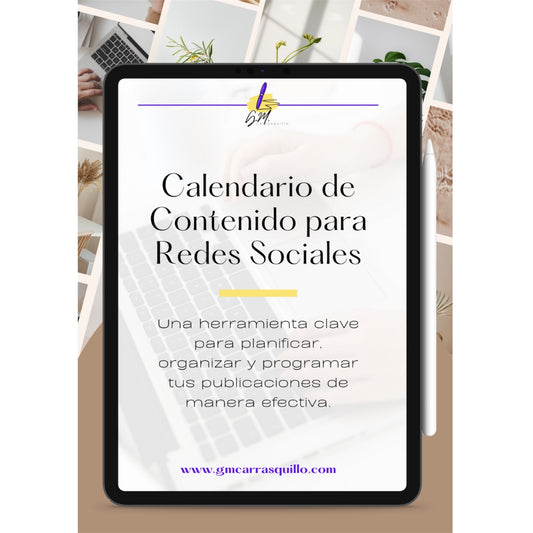 Calendario de Contenido para Redes Sociales