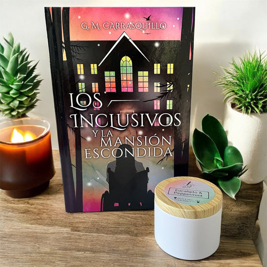 Bundle: Los Inclusivos y la Mansión Escondida + Vela Aromática 3.7oz