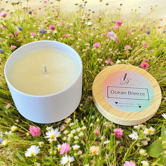Ocean Breeze - Vela Aromática Artesanal - 3.7 oz